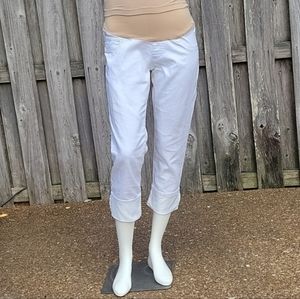 NEW Motherhood Maternity Cropped Jeans